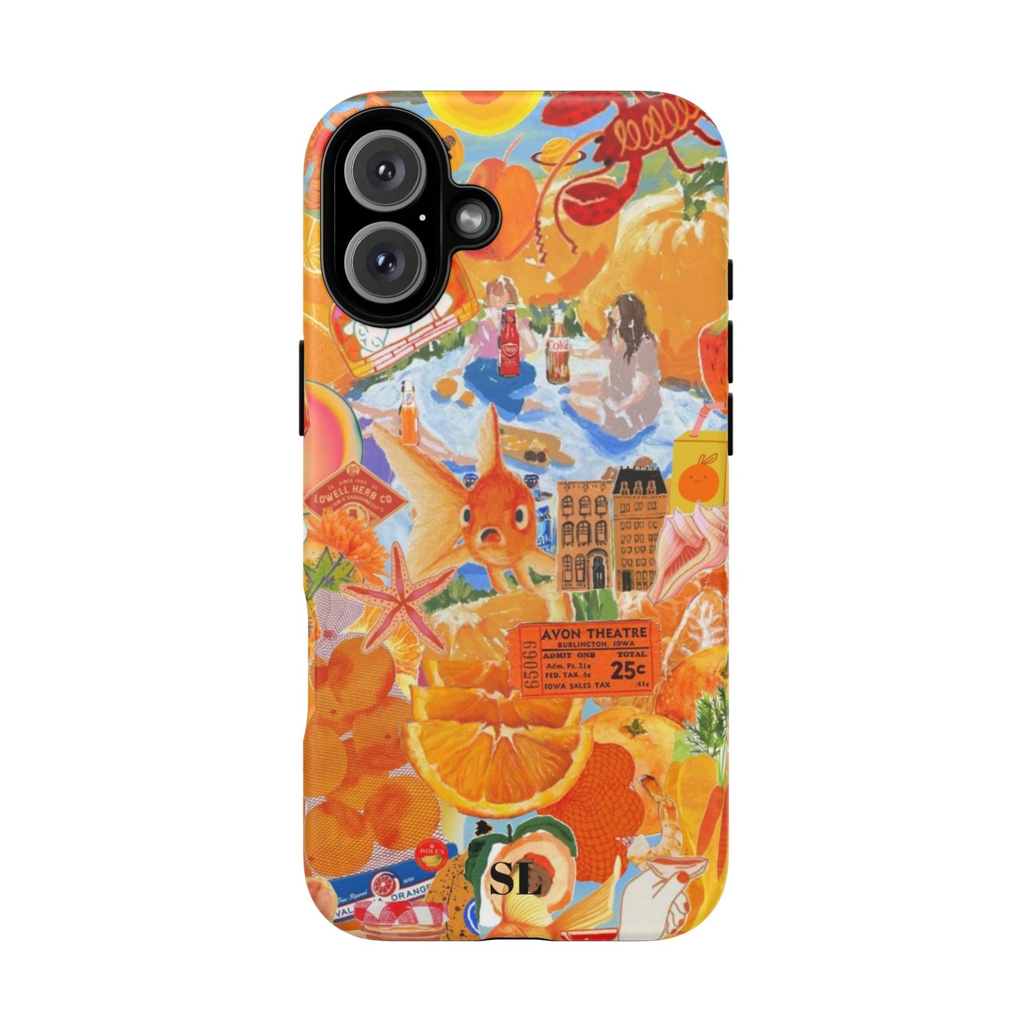 Orange Goldfish iPhone Case