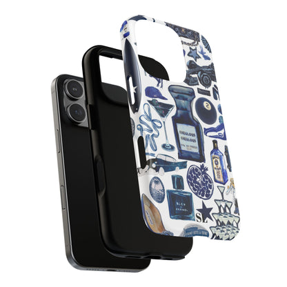 Navy Blue Collage MagSafe Case