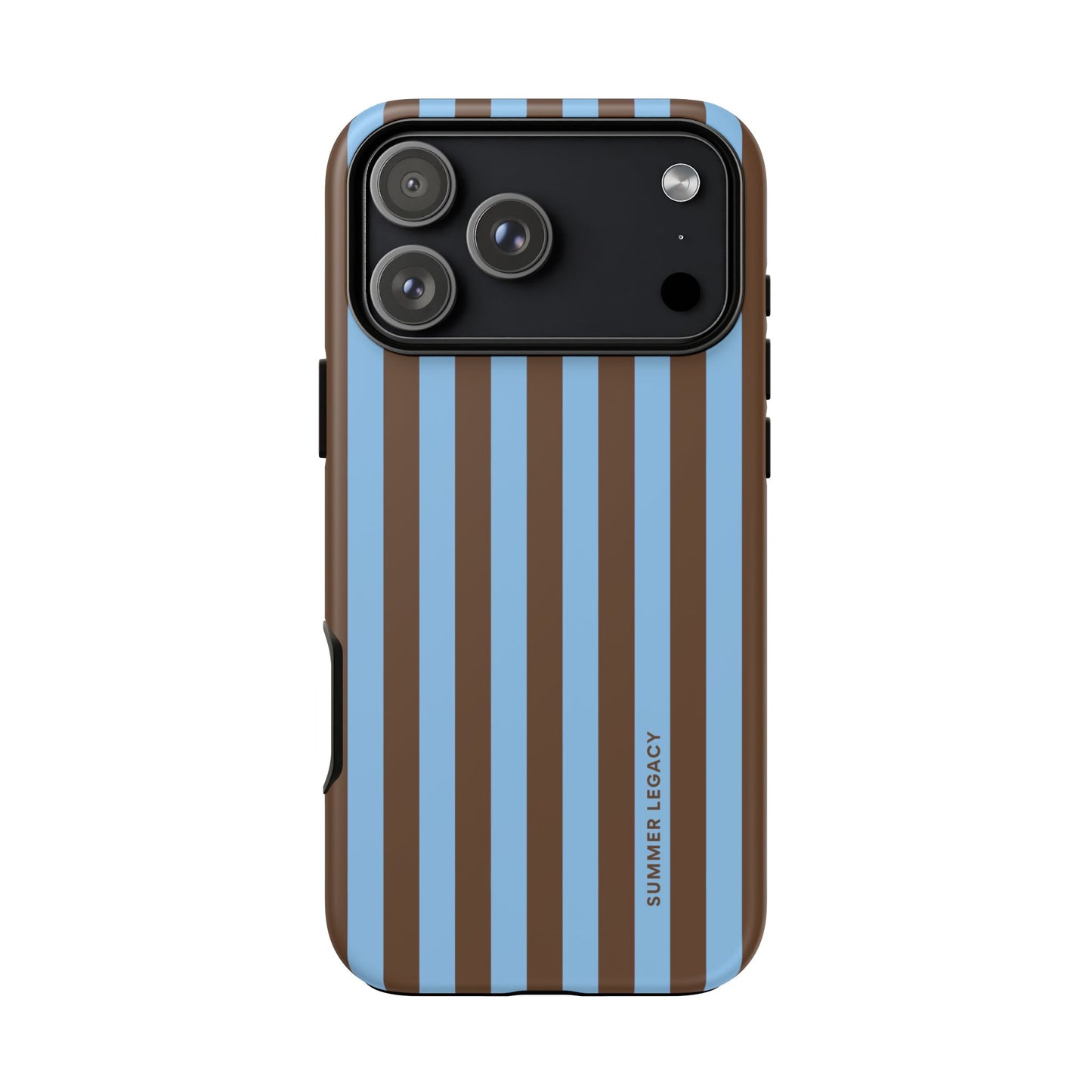 Mocha Stripe iPhone Case
