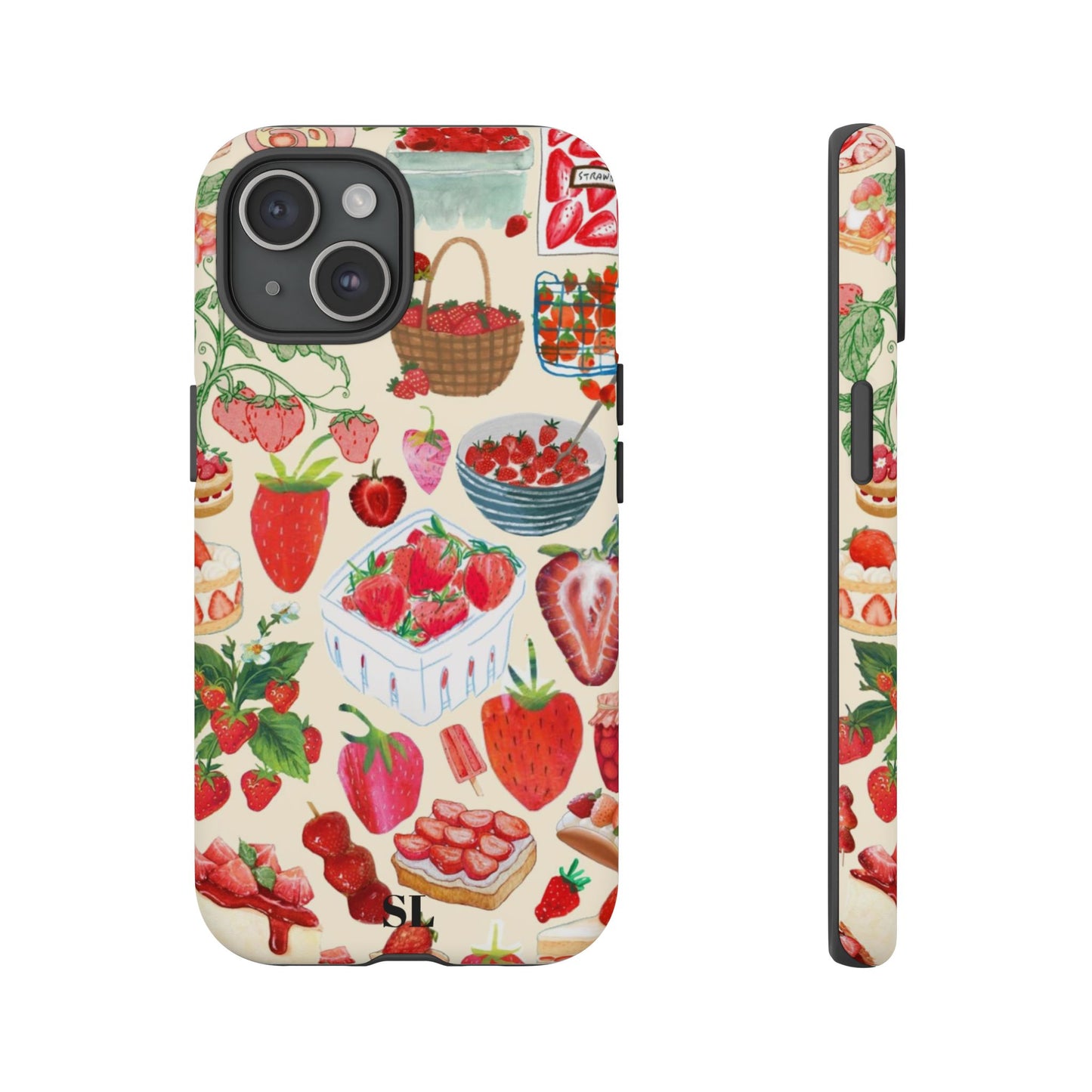 Strawberry Collage iPhone Case