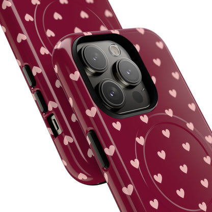 Berry Hearts MagSafe Case
