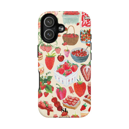 Strawberry Collage MagSafe Case