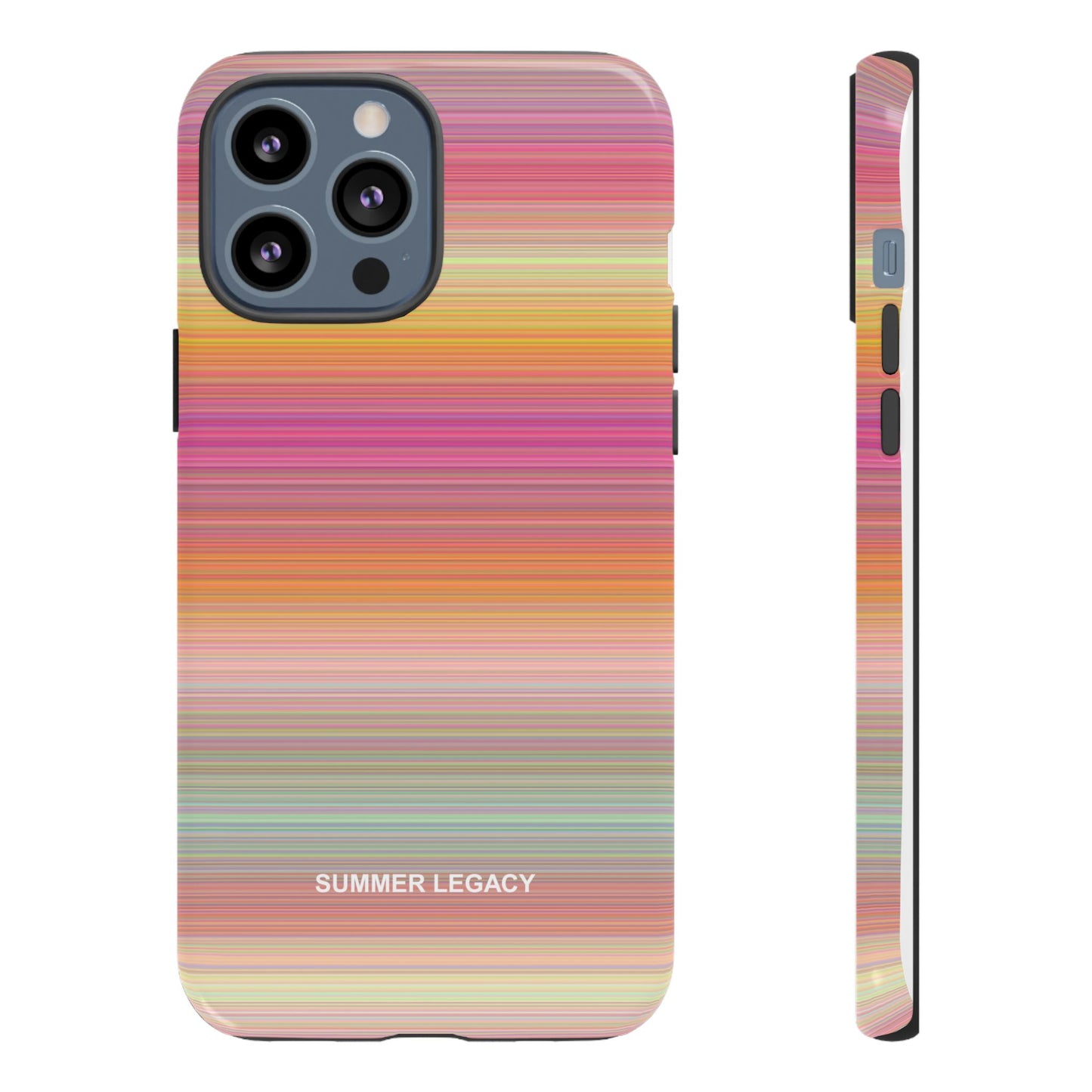 Champagne Ombre Stripe iPhone Case
