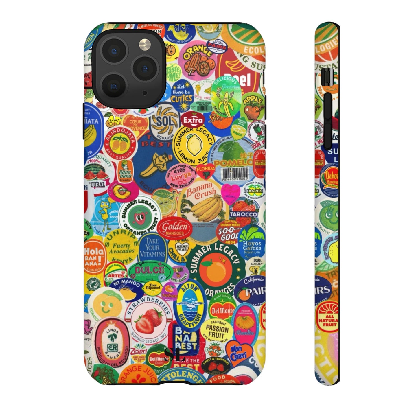 Fruit Stickers iPhone Case