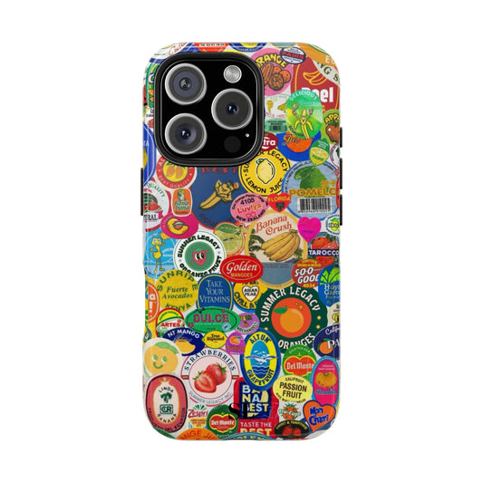 Fruit Sticker iPhone Case