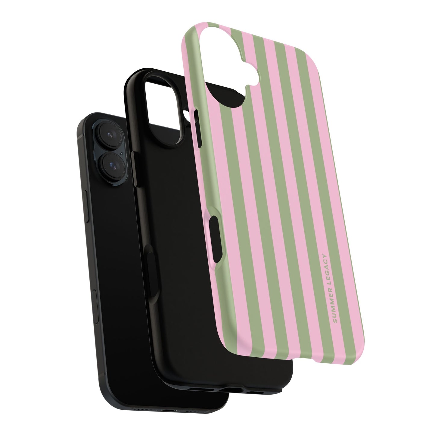 Guava Stripe iPhone Case