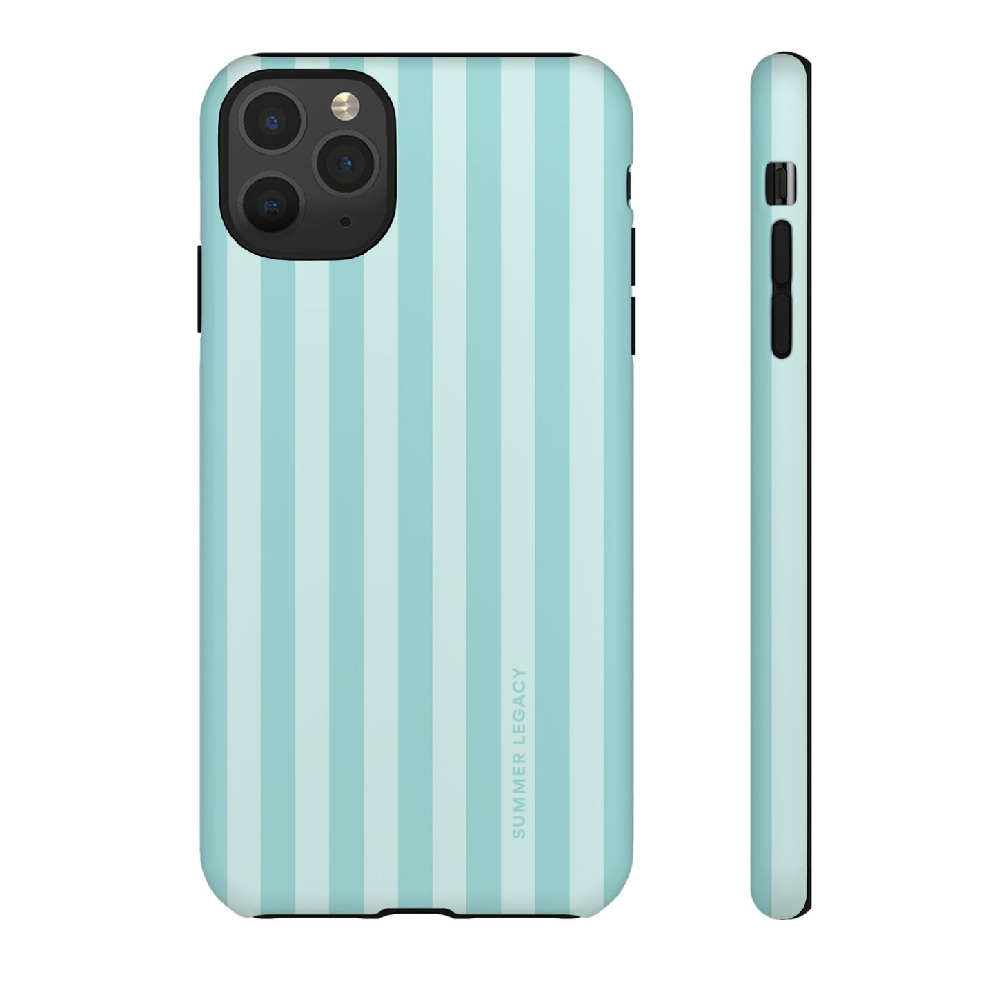 Teal Stripe iPhone Case