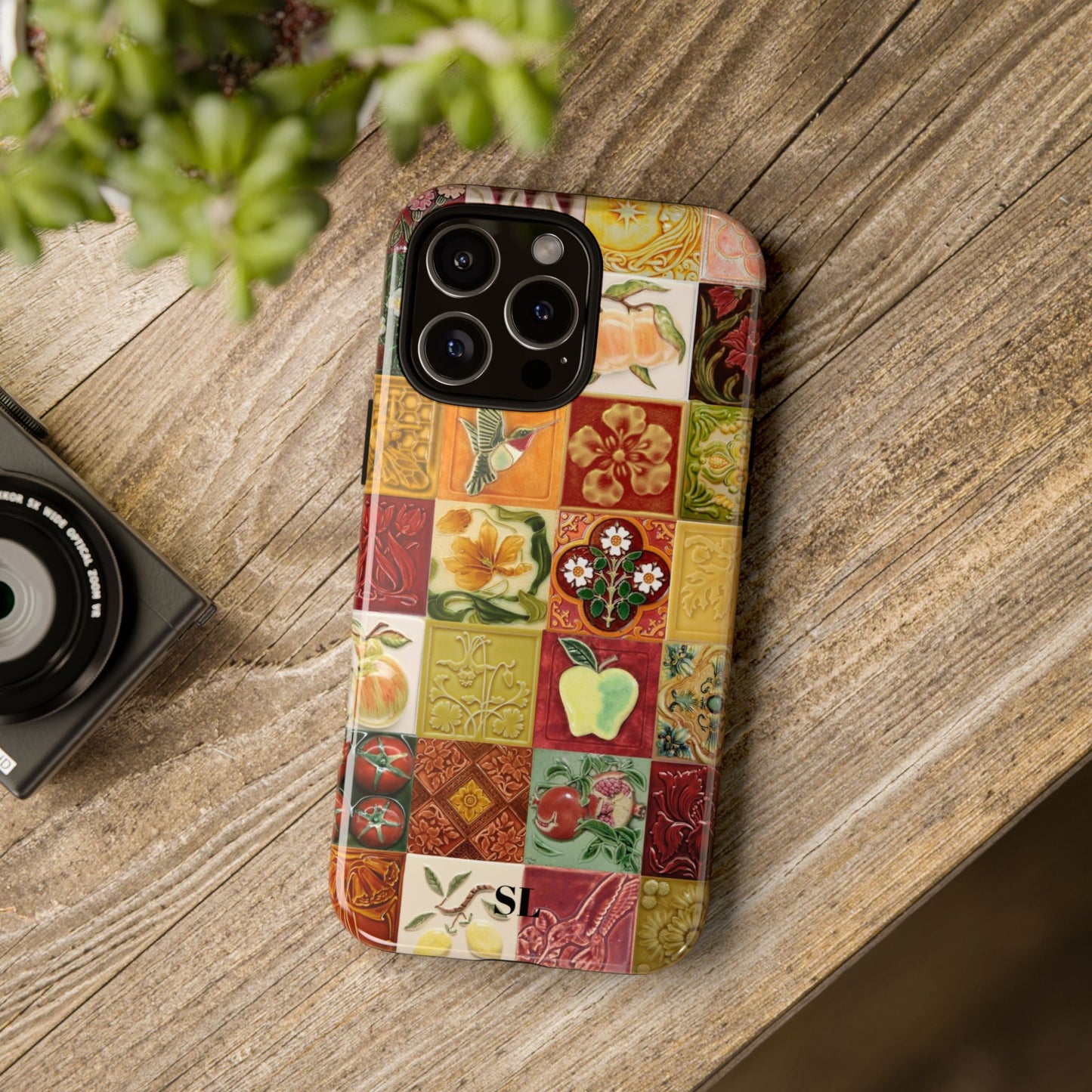 Orchard Mosaic Tiles iPhone Case