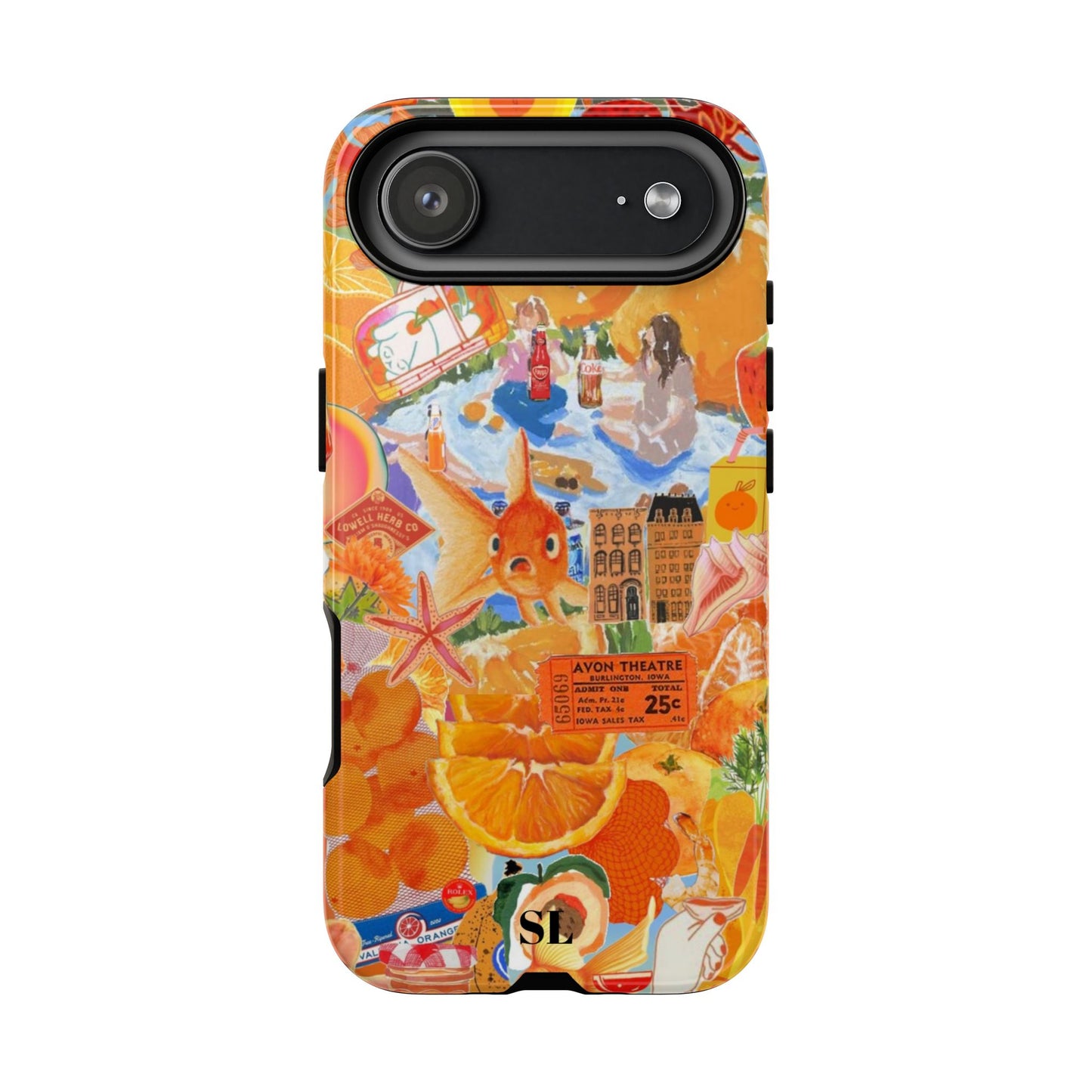 Orange Goldfish iPhone Case