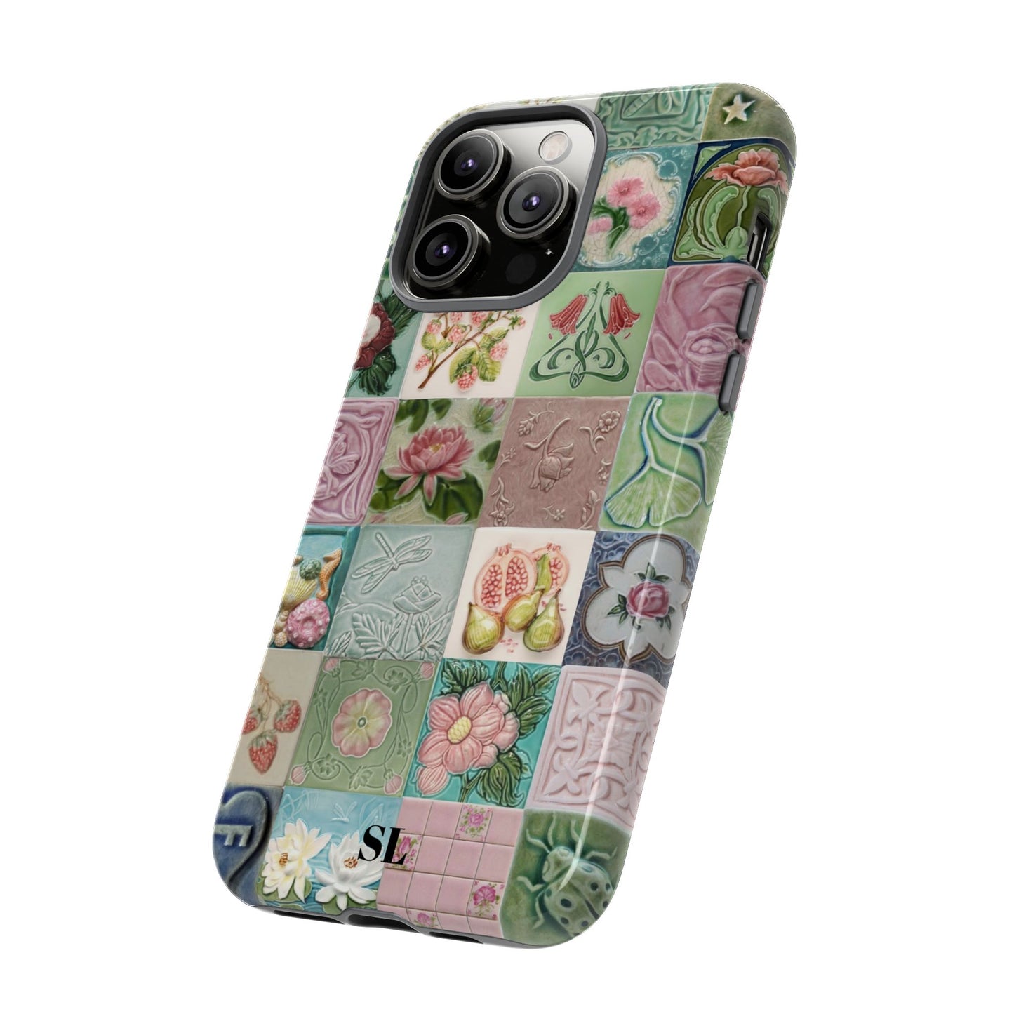 Garden Mosaic Tiles iPhone Case