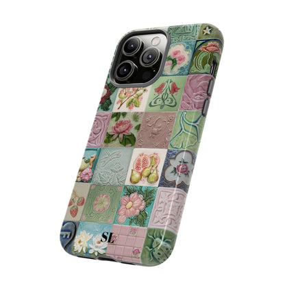 Garden Mosaic Tiles iPhone Case