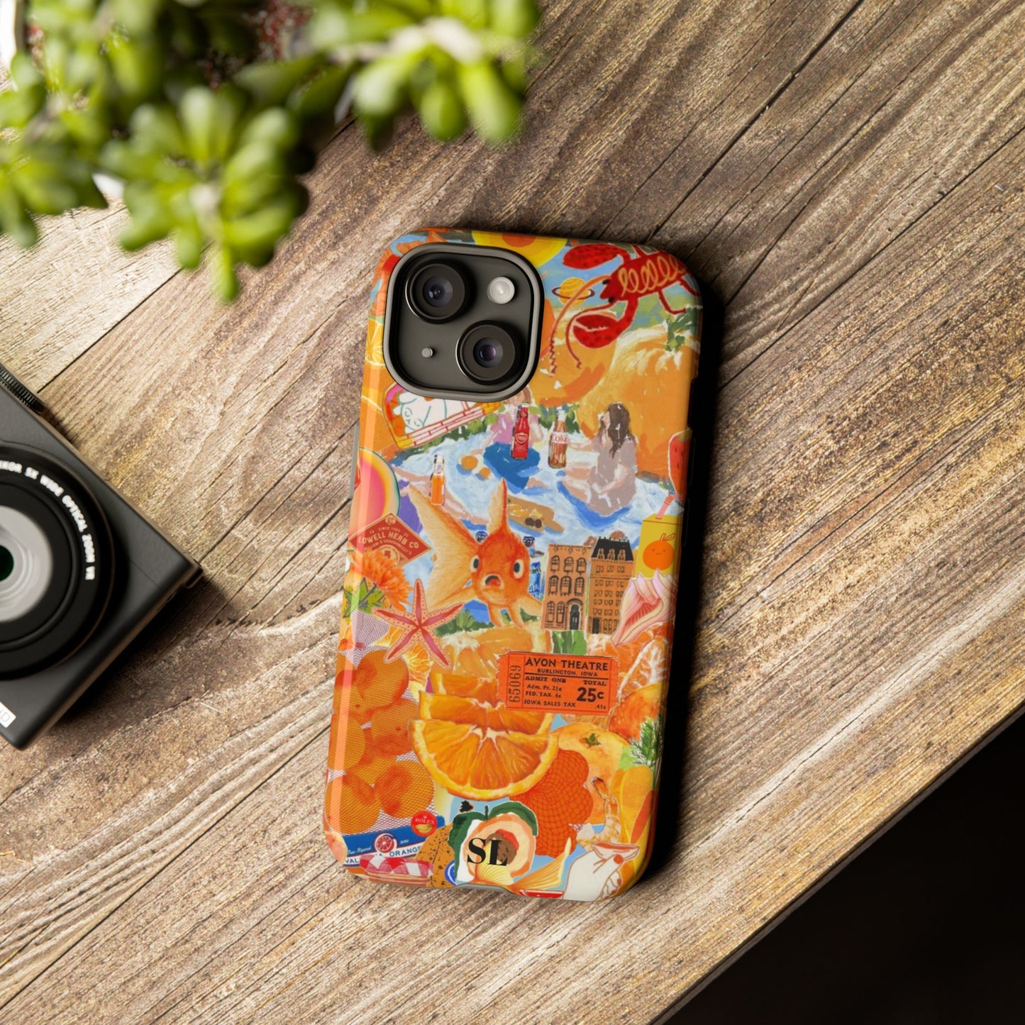 Orange Goldfish iPhone Case