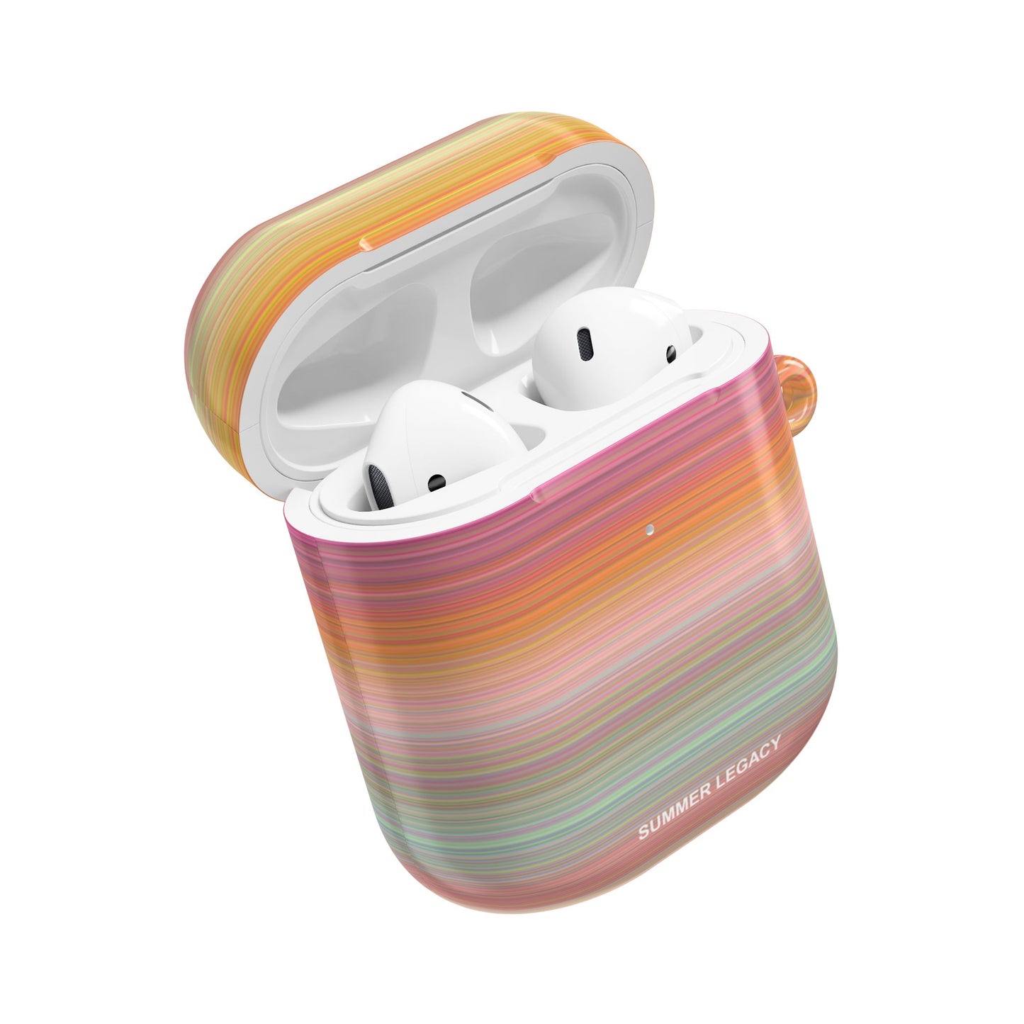 Champagne Ombre Stripe AirPod Case