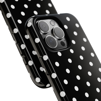 Ebony Polka Dot iPhone Case