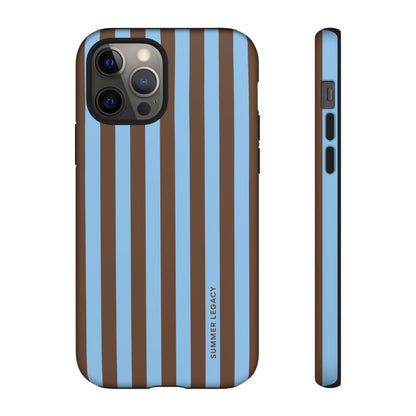 Mocha Stripe iPhone Case
