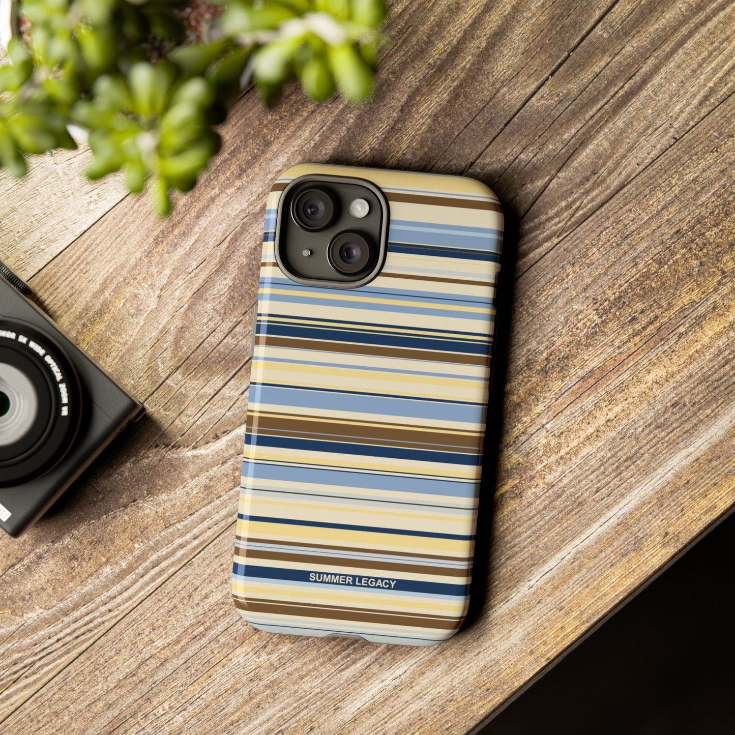Coconut Multi-stripe iPhone Case
