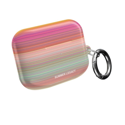 Champagne Ombre Stripe AirPod Case