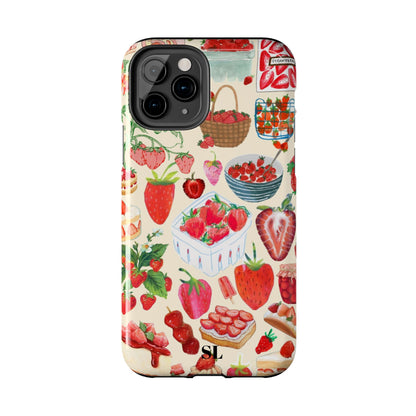 Strawberry Collage iPhone Case