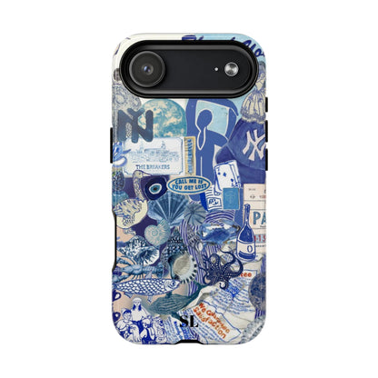 Blue Collage MagSafe Case
