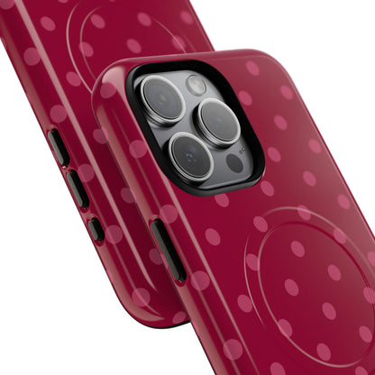 Berry Polka Dot MagSafe Case