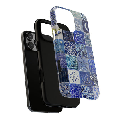 Midnight Mosaic Tiles iPhone Case