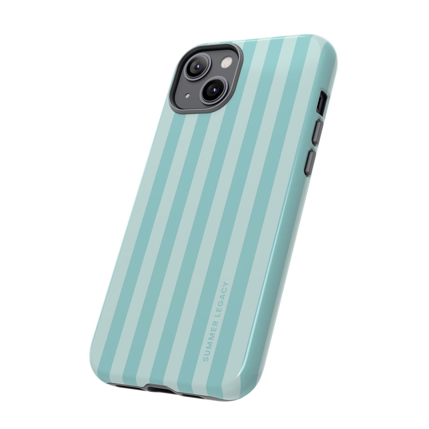 Teal Stripe iPhone Case