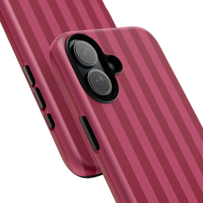 Berry Stripe iPhone Case