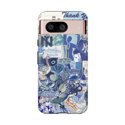 Blue Collage Google Pixel Case