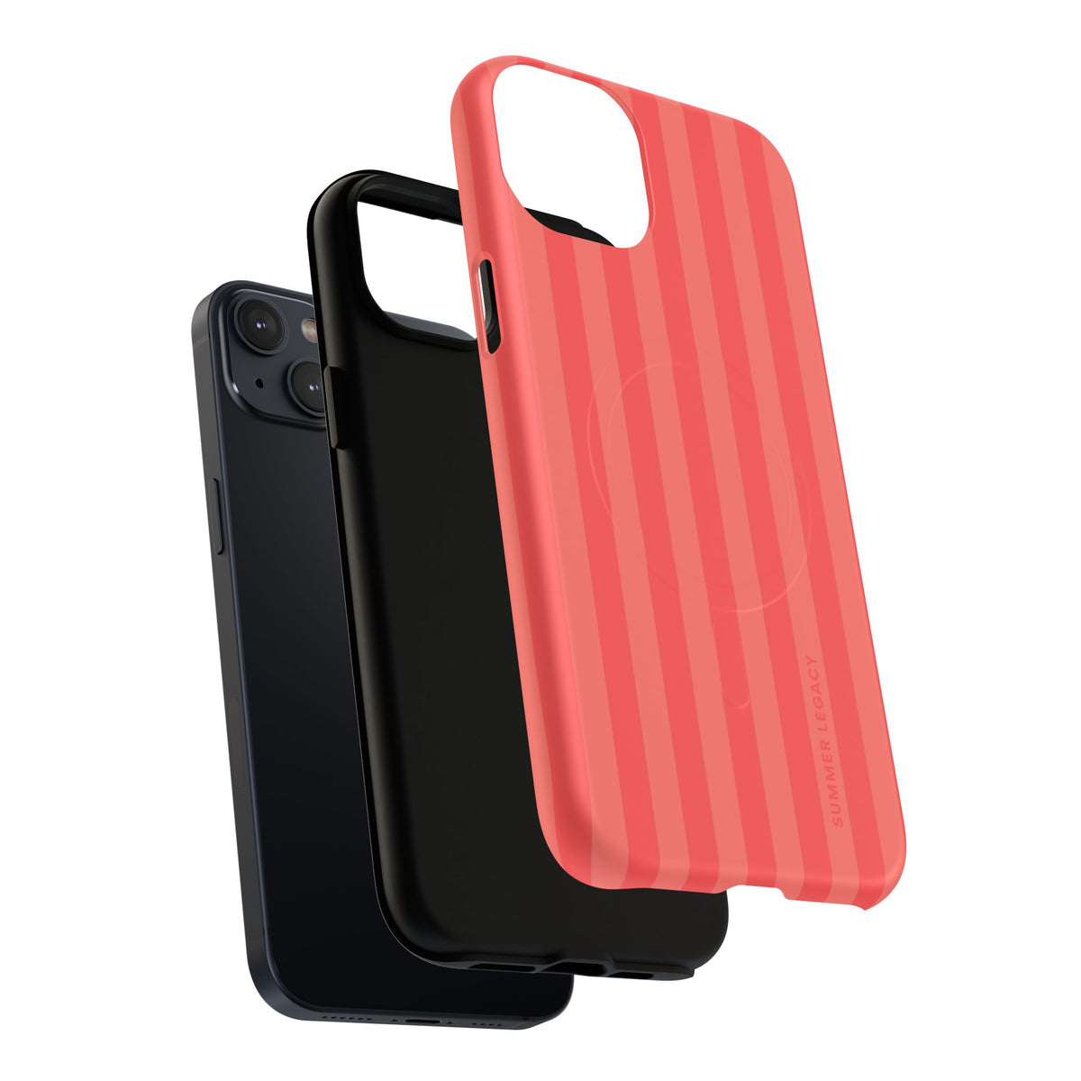 Coral Stripe MagSafe Case