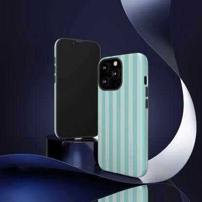 Teal Stripe iPhone Case