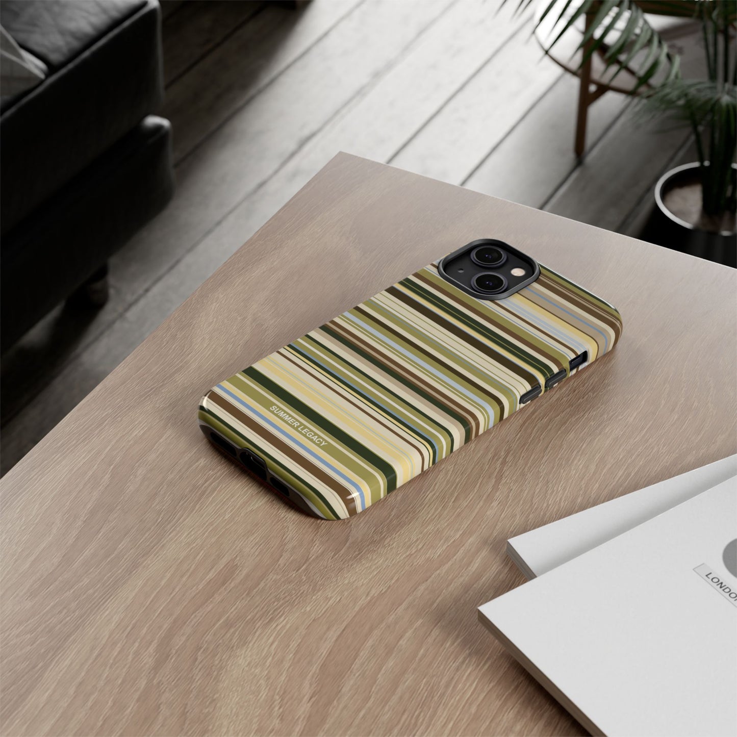 Palm Multi-stripe iPhone Case