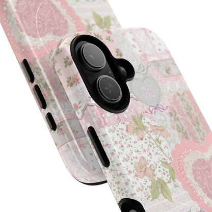 Blushing Floral Patchwork MagSafe Case