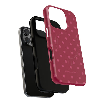 Berry Polka Dot MagSafe Case