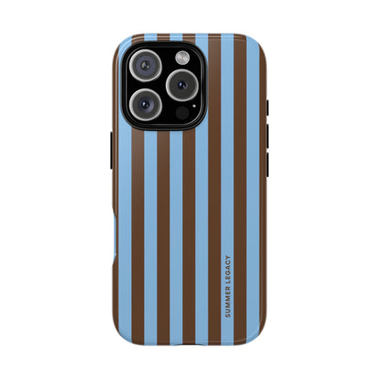 Mocha Stripe iPhone Case