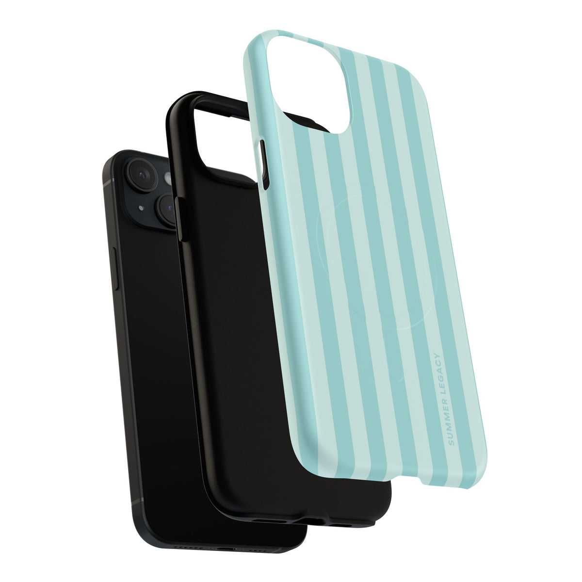Teal Stripe MagSafe Case