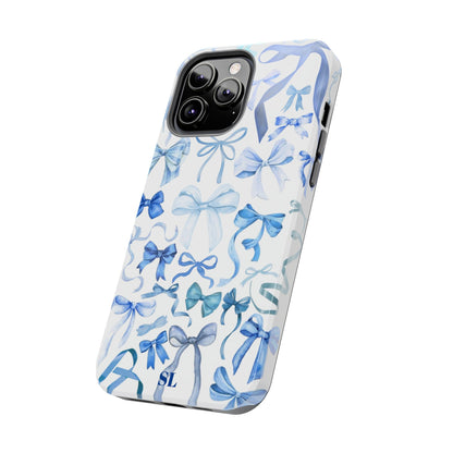 Blue Bows iPhone Case