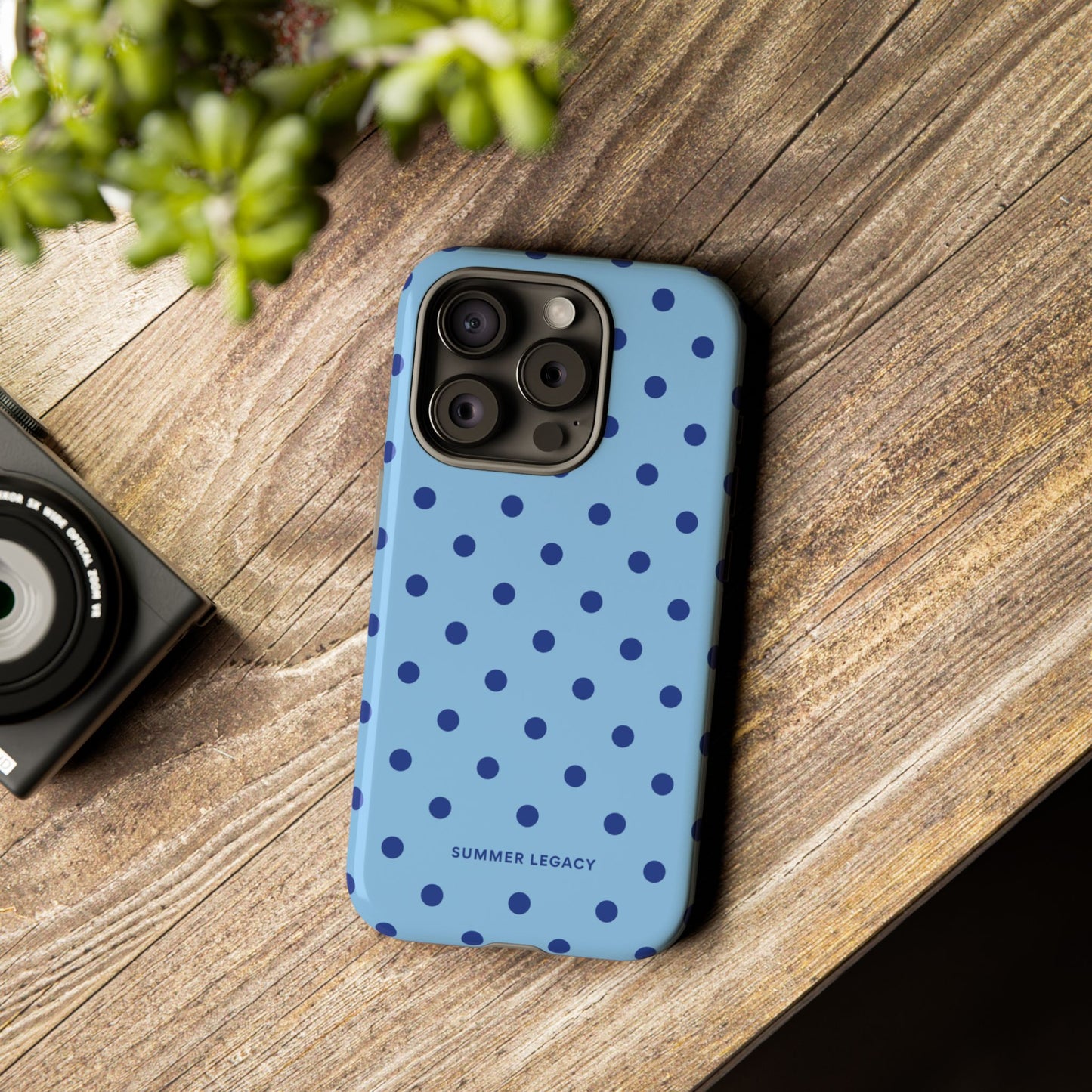 Lagoon Polka Dot iPhone Case