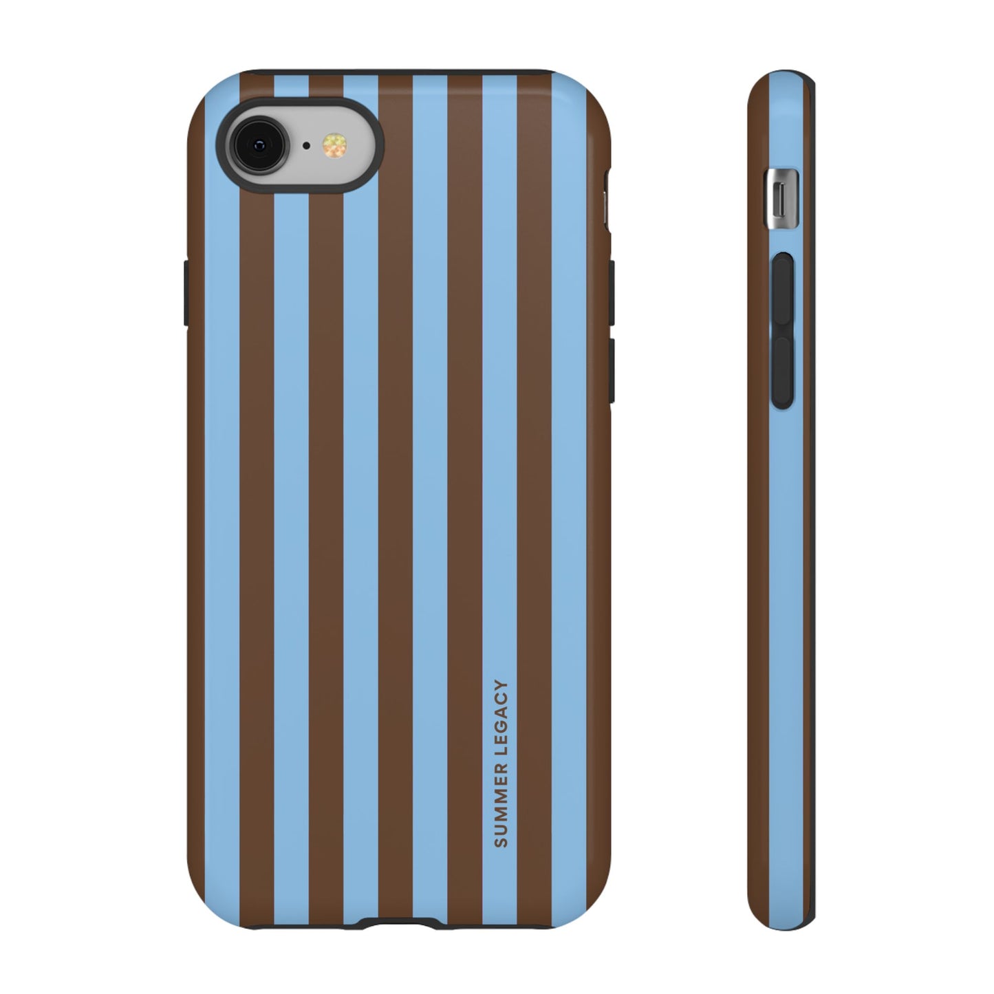 Mocha Stripe iPhone Case