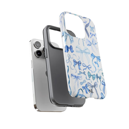 Blue Bows iPhone Case