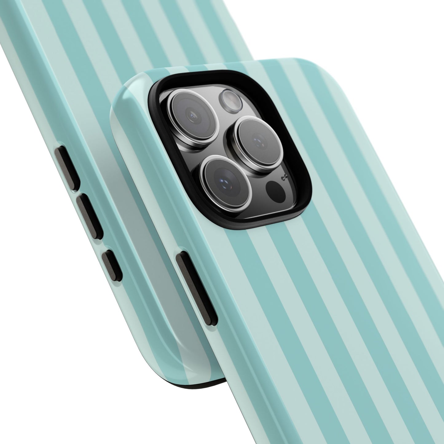 Teal Stripe iPhone Case
