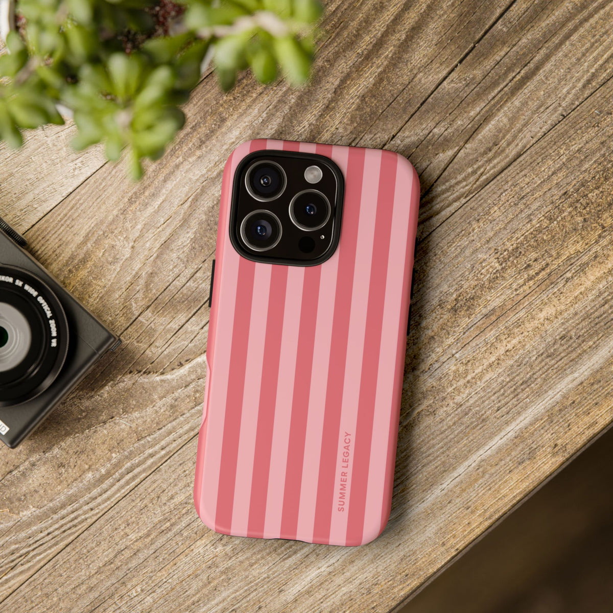 Blushing Stripe iPhone Case