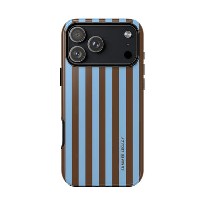 Mocha Stripe iPhone Case