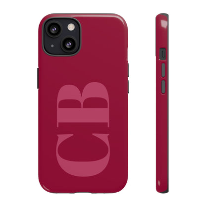 Berry Custom Initial iPhone Case