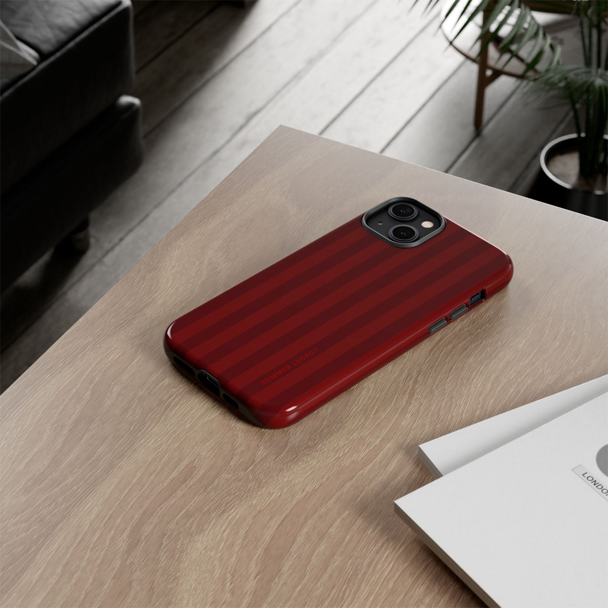 Velvet Stripe iPhone Case