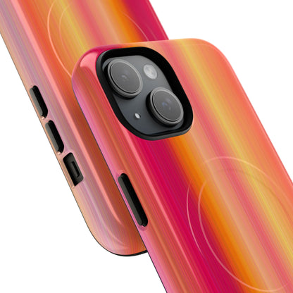 Amber Glow Ombre Stripe MagSafe Case