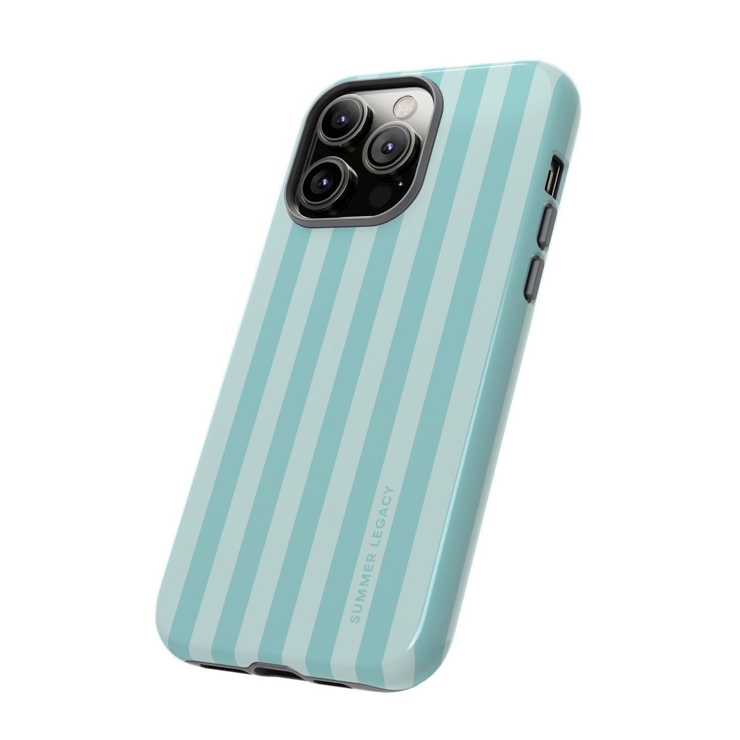 Teal Stripe iPhone Case
