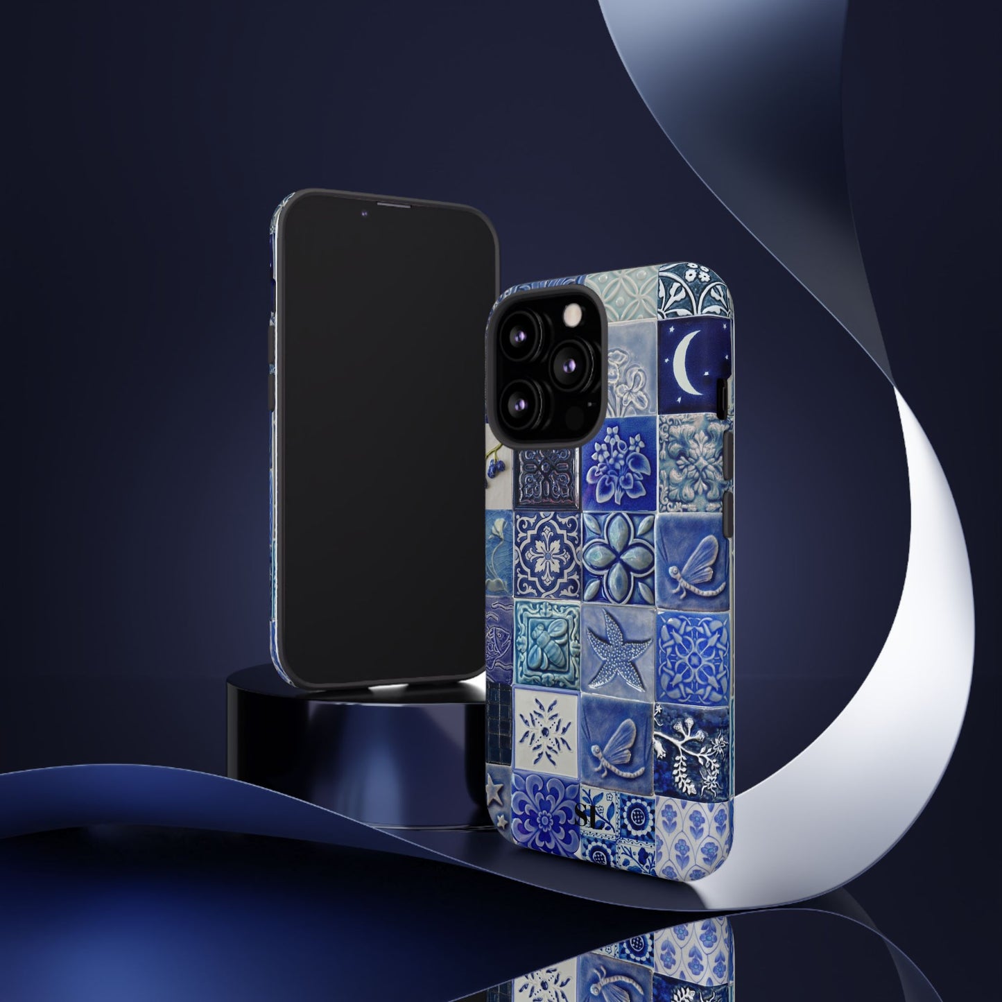 Midnight Mosaic Tiles iPhone Case