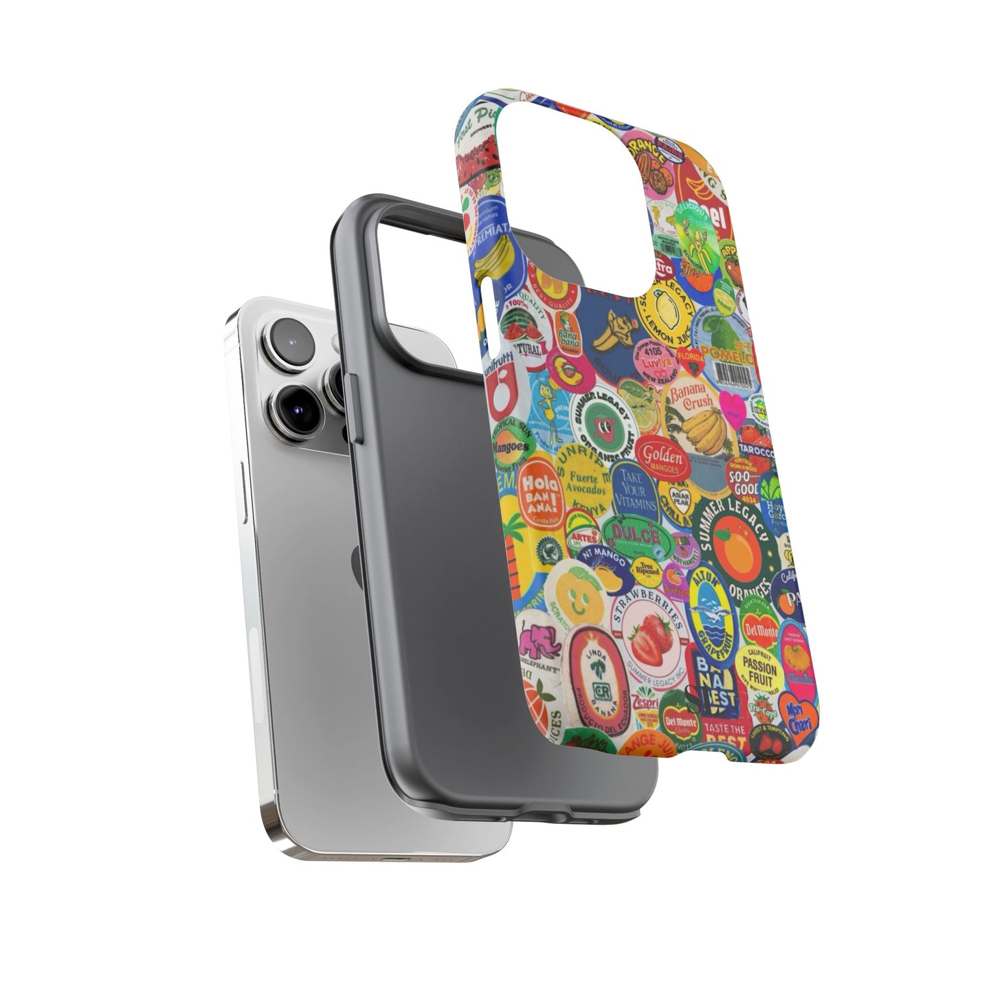 Fruit Stickers iPhone Case