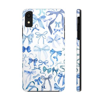 Blue Bows iPhone Case