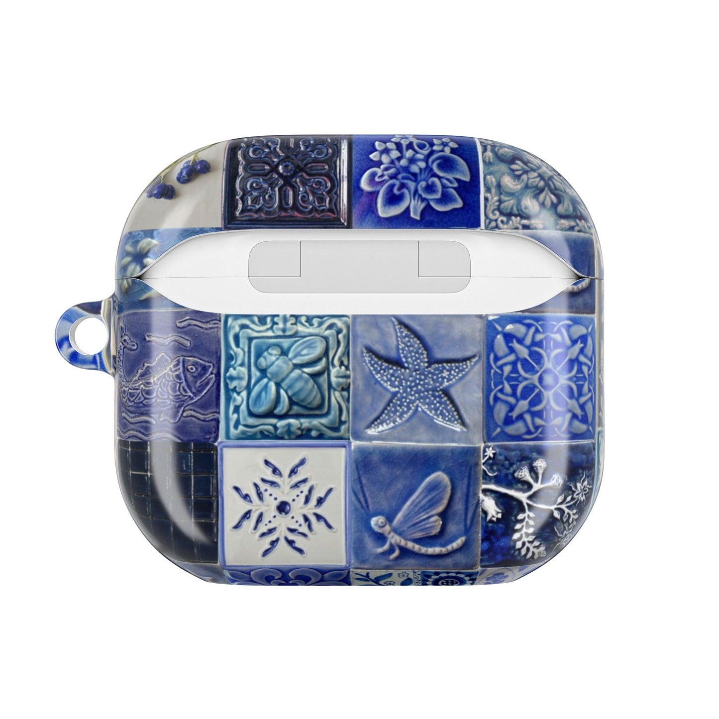 Midnight Mosaic Tiles AirPod Case